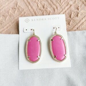 Kendra Scott - Elle Magenta Earrings Gold